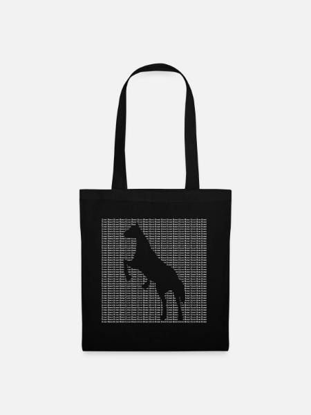 Elegant horse silhouette on pastel colors - Tote Bag - black