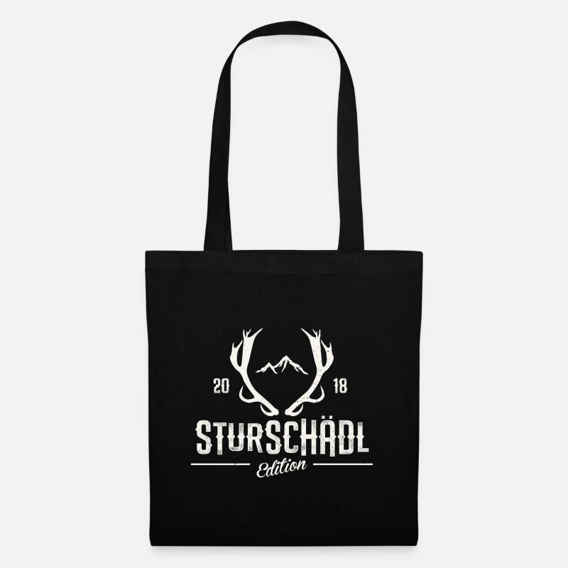 Sturschädl Edition: Für echte Sturköpfe mit Stil - Stoffbeutel - Schwarz