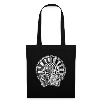 tekno conspiracy head 2 - Sac en tissu - noir - Devant