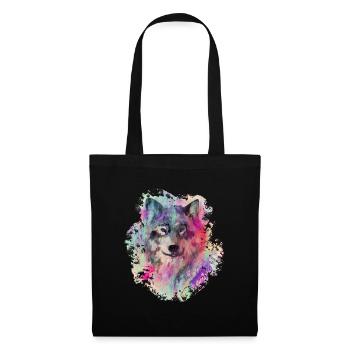 Wolf in the North Colour version - Tote Bag - black - Front