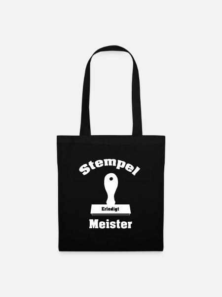 Stempelmeister Design für Heimwerker - Stoffbeutel - Schwarz