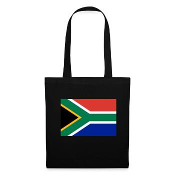 Drapeau sud afrique - Sac en tissu - noir - Devant