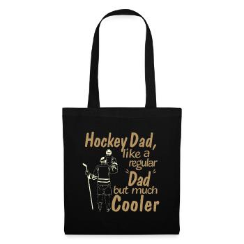 Hockey Dad! - Stoffbeutel - Schwarz - Vorne