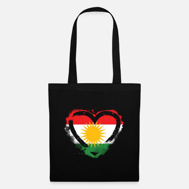 Kurden Kurdistan - Stoffbeutel - Schwarz
