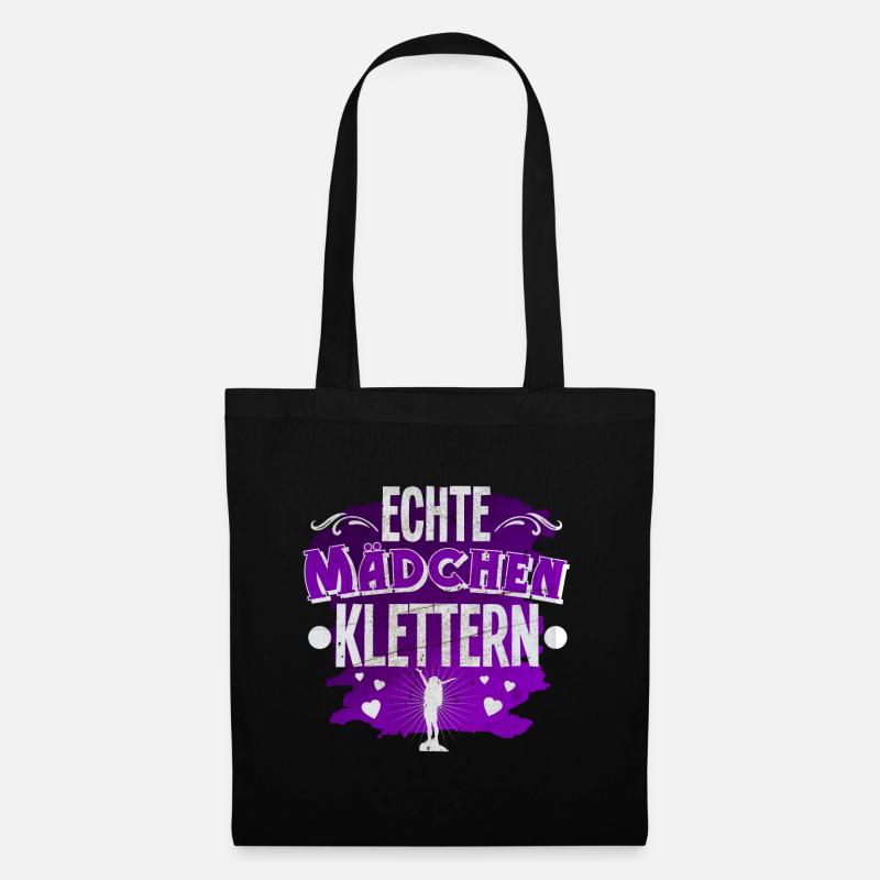 Klettern - Stoffbeutel - Schwarz