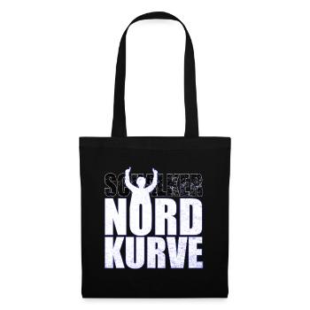 Schalke Nordkurve lettering gift idea - Tote Bag - black - Front