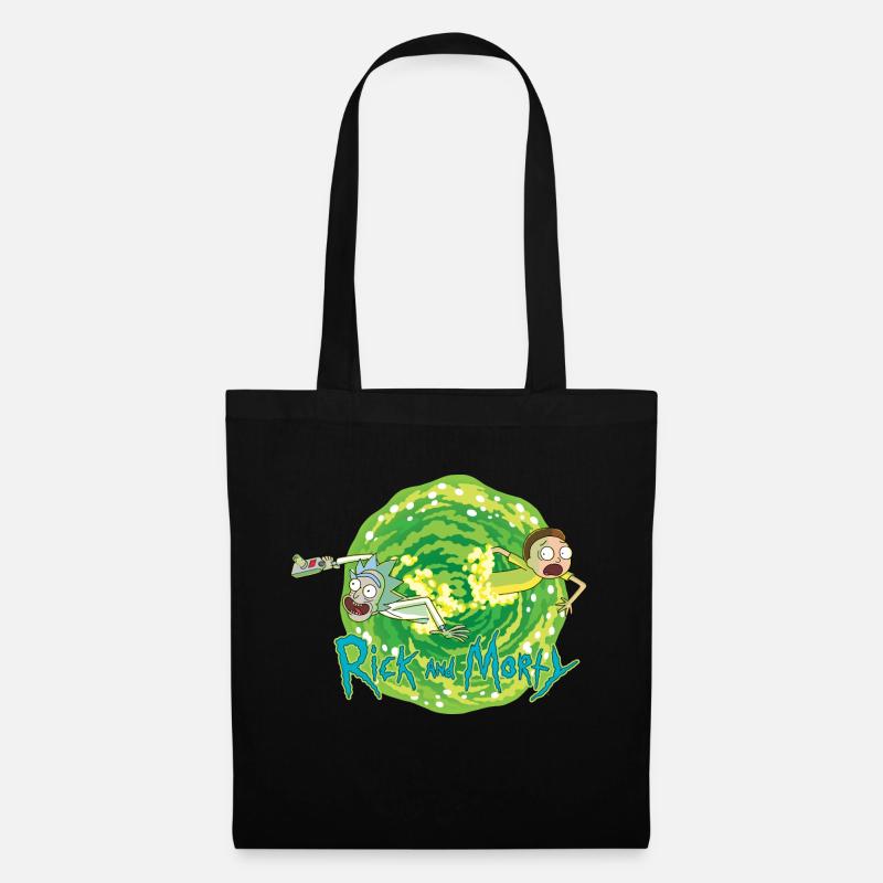 Rick And Morty Multidimensionale Reisen - Stoffbeutel - Schwarz