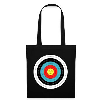 cible - Sac en tissu - noir - Devant