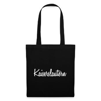 Kaiserslautern Handlettering Design - Stoffbeutel - Schwarz - Vorne