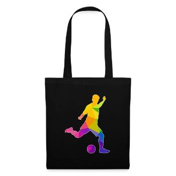 Soccer footballer soccer player free kick - Tote Bag - black - Front