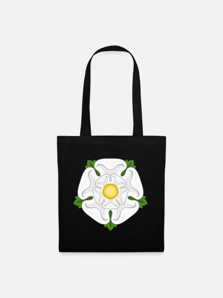 White Rose of York Yorkshire - Tote Bag - black