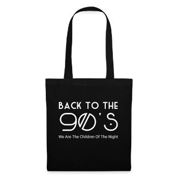 Années 90 - Sac en tissu - noir - Devant