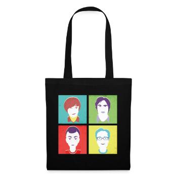The Big Bang Theory Pop Art - Stoffbeutel - Schwarz - Vorne