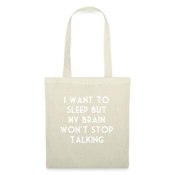 Sommeil du TDAH - Sac en tissu - nature - Devant