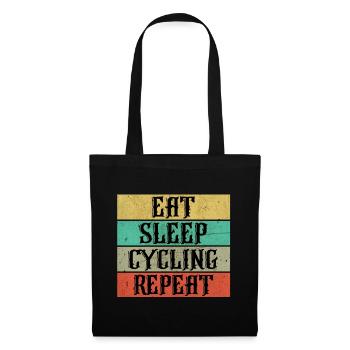 Cyclisme cyclisme - Sac en tissu - noir - Devant