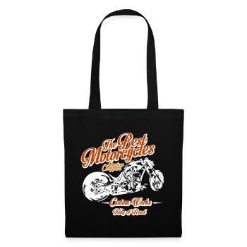 the best motorcycles chopper king of road - Sac en tissu - noir - Devant