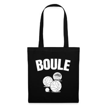 Boule boules Jeu Pétanque Boules Sport Tournoi - Sac en tissu - noir - Devant