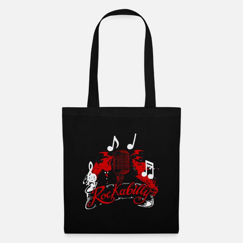Rockabilly - Stoffbeutel - Schwarz