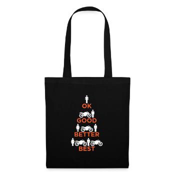 Motorbike motorbikes racers racing machine bikers - Tote Bag - black - Front