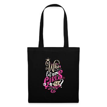 Qui a laissé sortir les filles? JGA femmes - Sac en tissu - noir - Devant