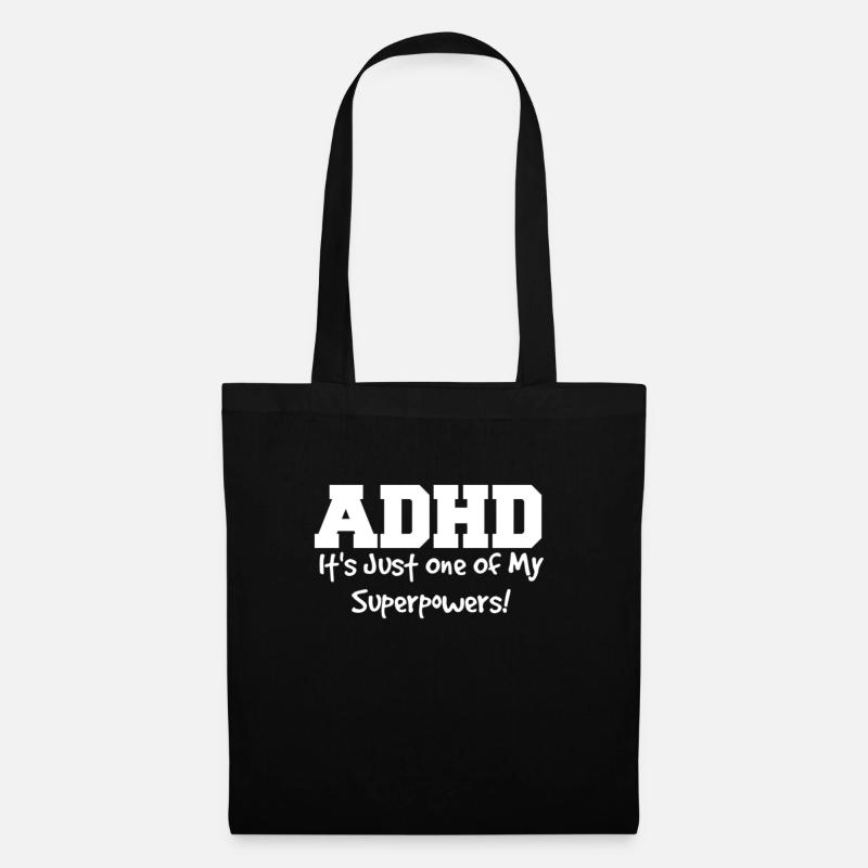 ADHD - Tote Bag - black