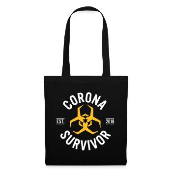 Corona Survivor 2019 - Sac en tissu - noir - Devant