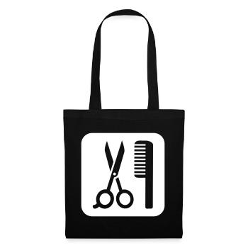 hair stylist - Tote Bag - black - Front