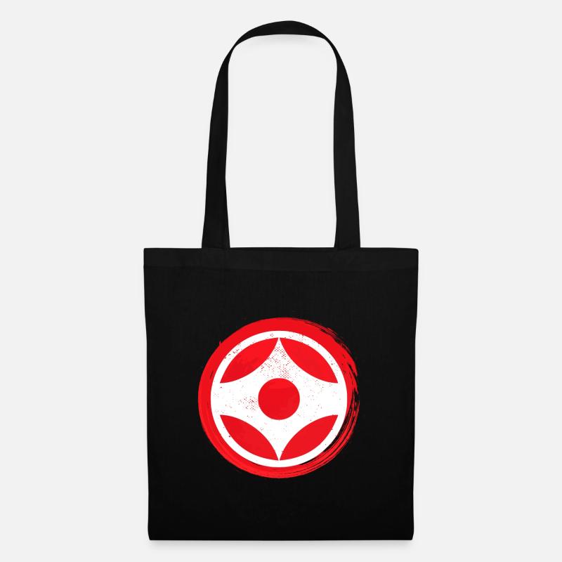 Karate Kyokushin Logo - Stoffbeutel - Schwarz