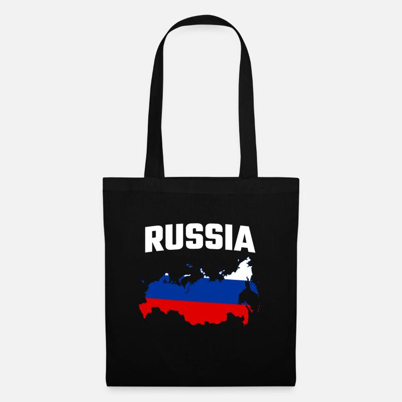 RUSSIA - Stoffbeutel - Schwarz