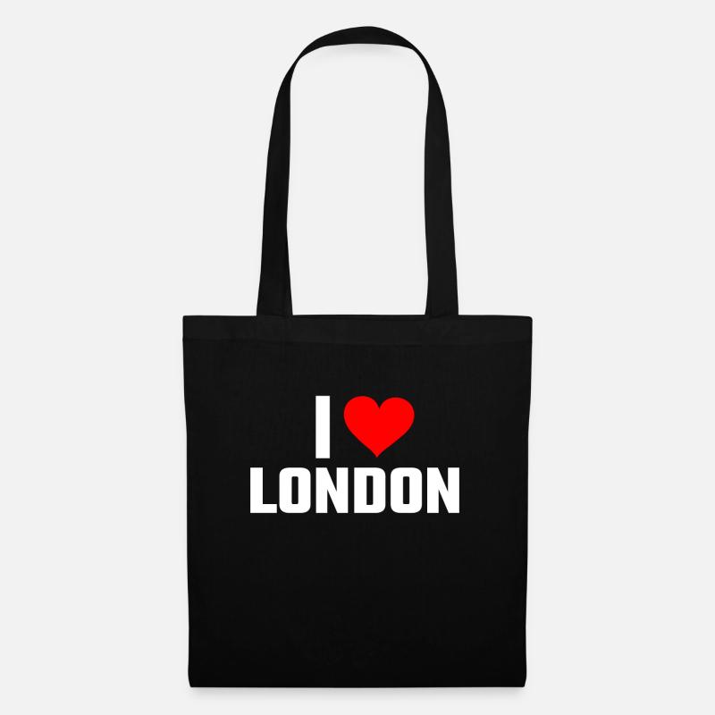 I love London - Stoffbeutel - Schwarz