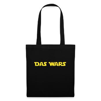 das wars - Ende - Finito - Stoffbeutel - Schwarz - Vorne
