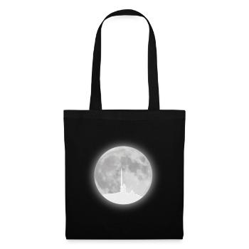 Résine de pleine lune en morceaux - Sac en tissu - noir - Devant