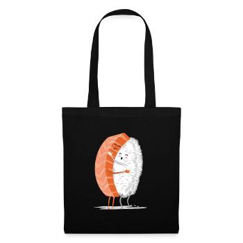 Sushi Love - Stoffbeutel - Schwarz - Vorne