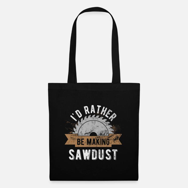 sawdust - Tote Bag - black