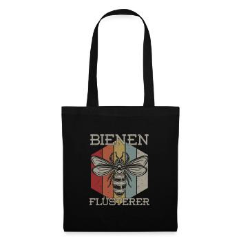 Bienenflüsterer - Stoffbeutel - Schwarz - Vorne