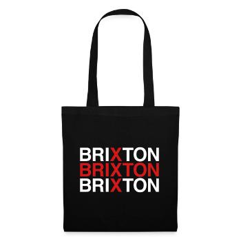 Drapeau Union Jack de BRIXTON - Angleterre - Sac en tissu - noir - Devant