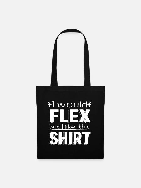 I would Flex - Stoffbeutel - Schwarz