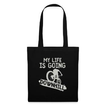 Mountain bike - Tote Bag - black - Front