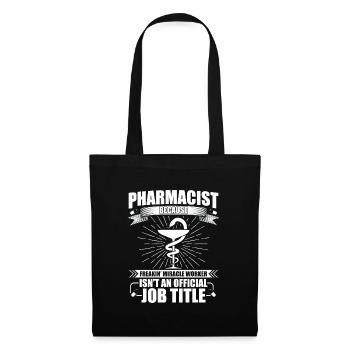 Pharmaciens - Sac en tissu - noir - Devant
