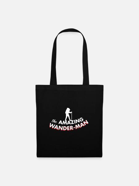 The Amazing Wander-Man - Stoffbeutel - Schwarz
