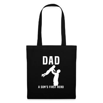 Father and son - Tote Bag - black - Front