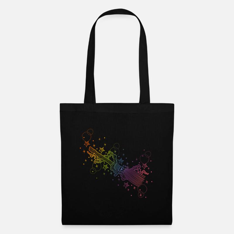 Glow Magic Broom - Stoffbeutel - Schwarz
