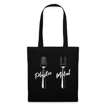 Heavy metal metal musique hard rock rock musique rocker - Sac en tissu - noir - Devant