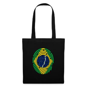 Brésil Brasil Rio de Janeiro Copacabana Amazona - Sac en tissu - noir - Devant