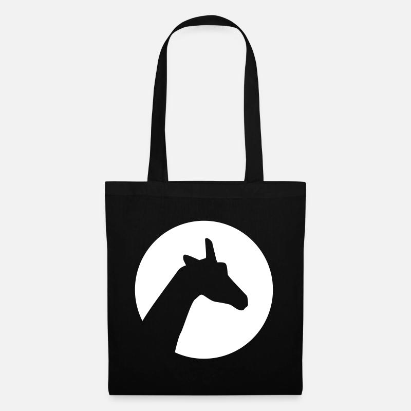 giraffe - Tote Bag - black