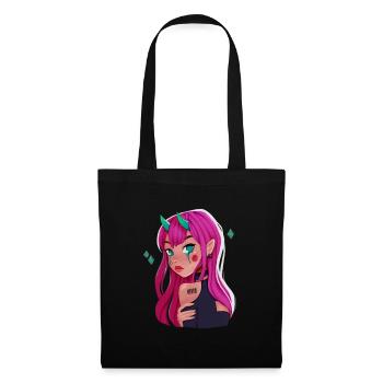 Demon Girl, Devil Girl, petit diable - Sac en tissu - noir - Devant