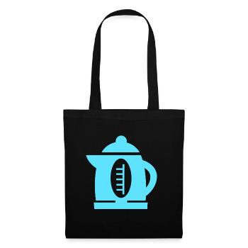 chauffe-eau - Sac en tissu - noir - Devant