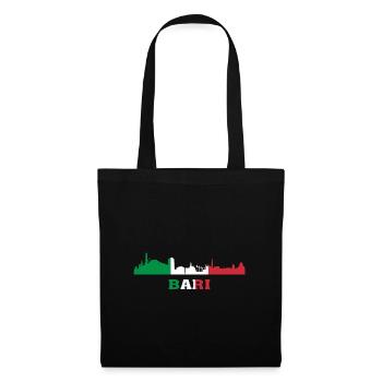Bari City Skyline Italy Landmark, Bari Italia - Tote Bag - black - Front