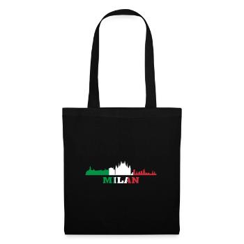 Milan City Skyline Italy Landmark, Milano Italia - Tote Bag - black - Front