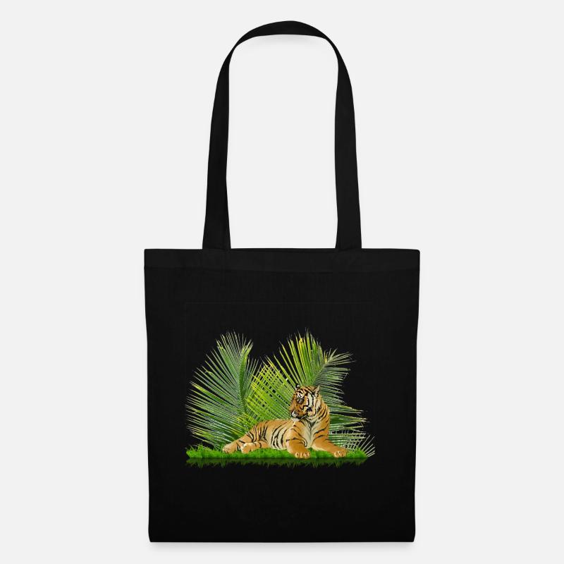 tiger - Tote Bag - black